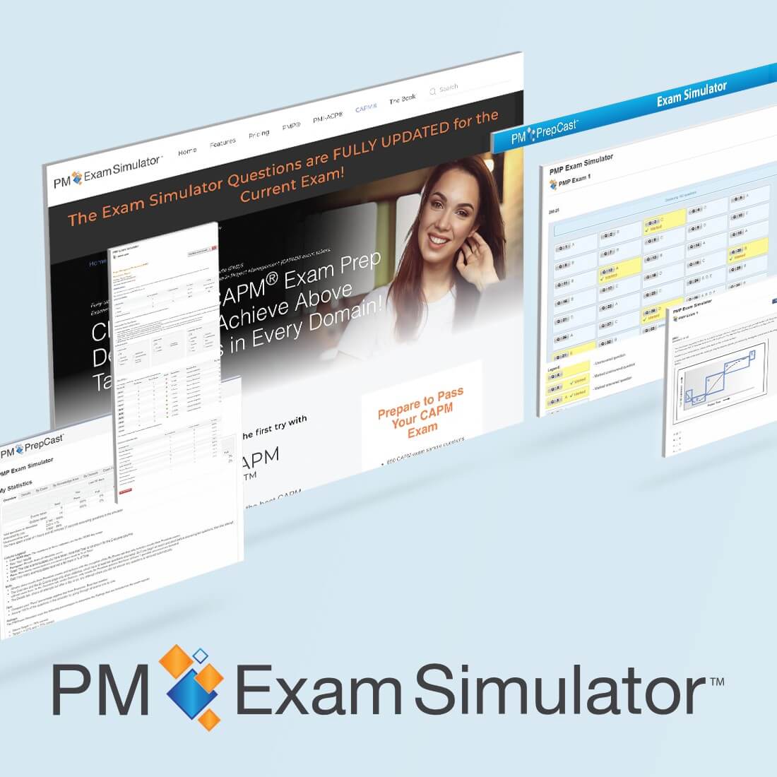 The PrepCast PMP Exam Simulator™ Essential - Pass the PMP Exam with Confidence & Competence - Updated to the Current Exam - 30 Day Access